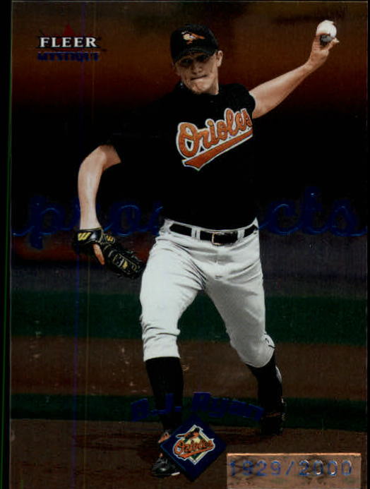 2000 Fleer Mystique Baseball "Main Set" Cards Veterans and Prospects - Picture 218 of 227