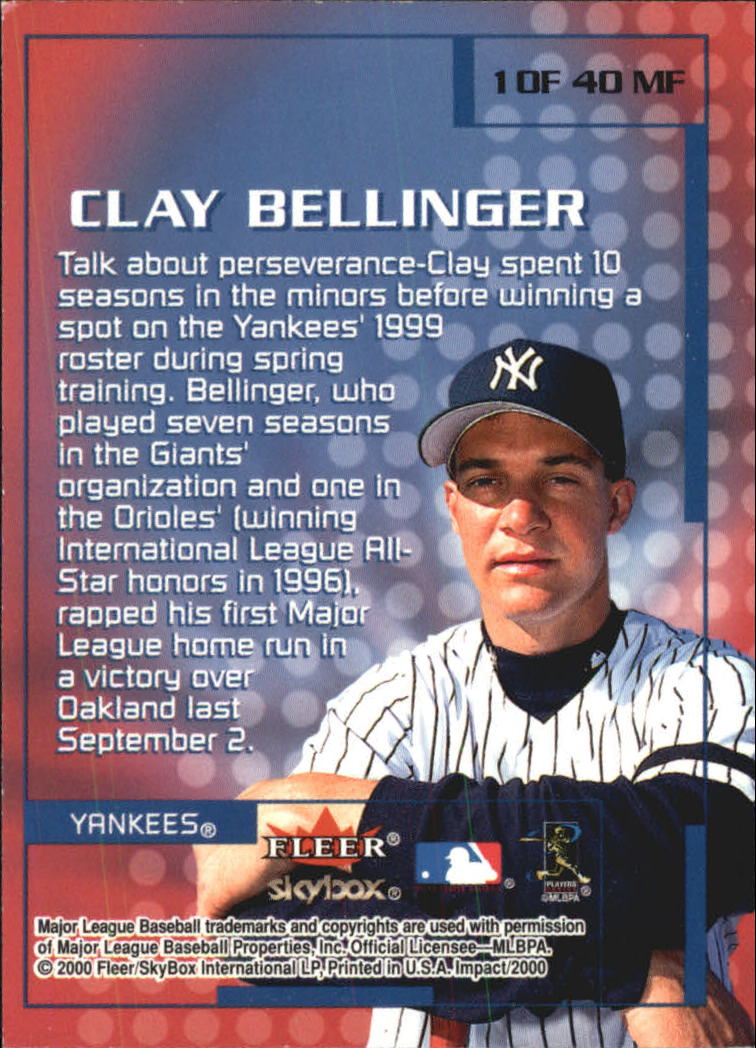 2000 Impact (Skybox) Baseball "Insert" Cards - Picture 3 of 89
