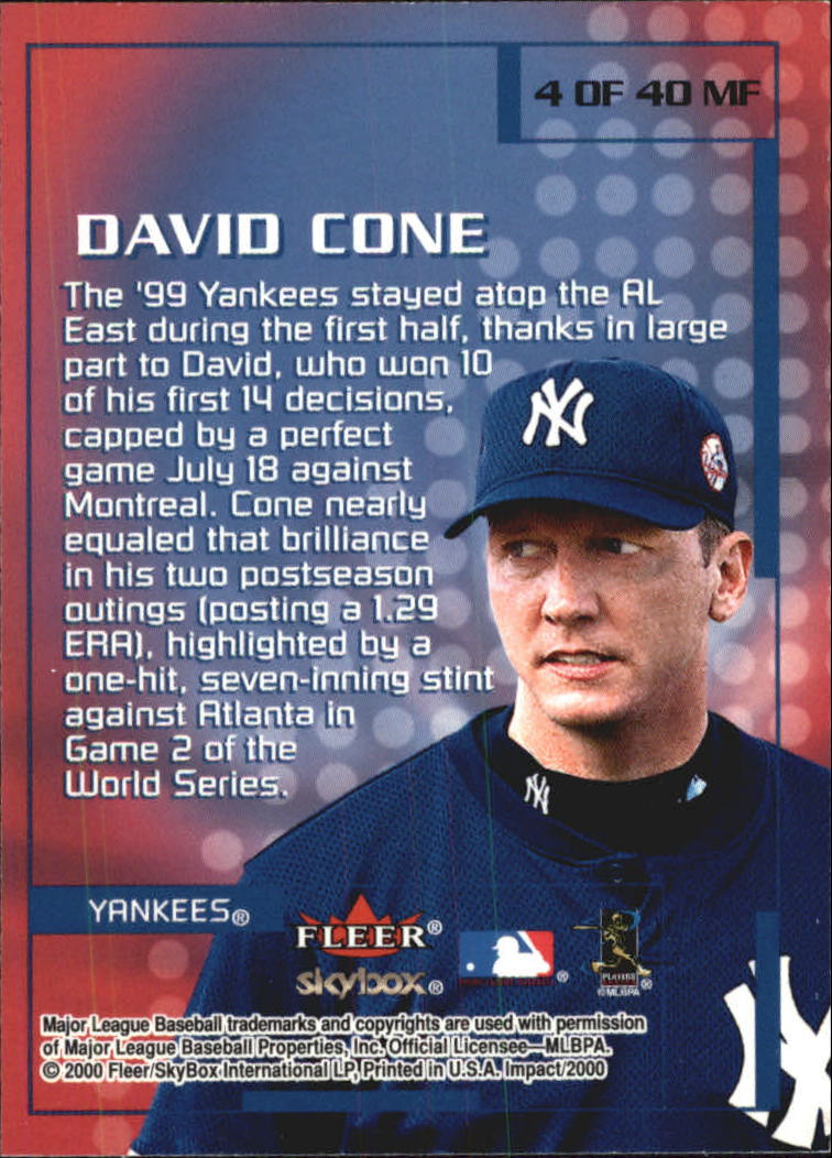 2000 Impact (Skybox) Baseball "Insert" Cards - Picture 9 of 89