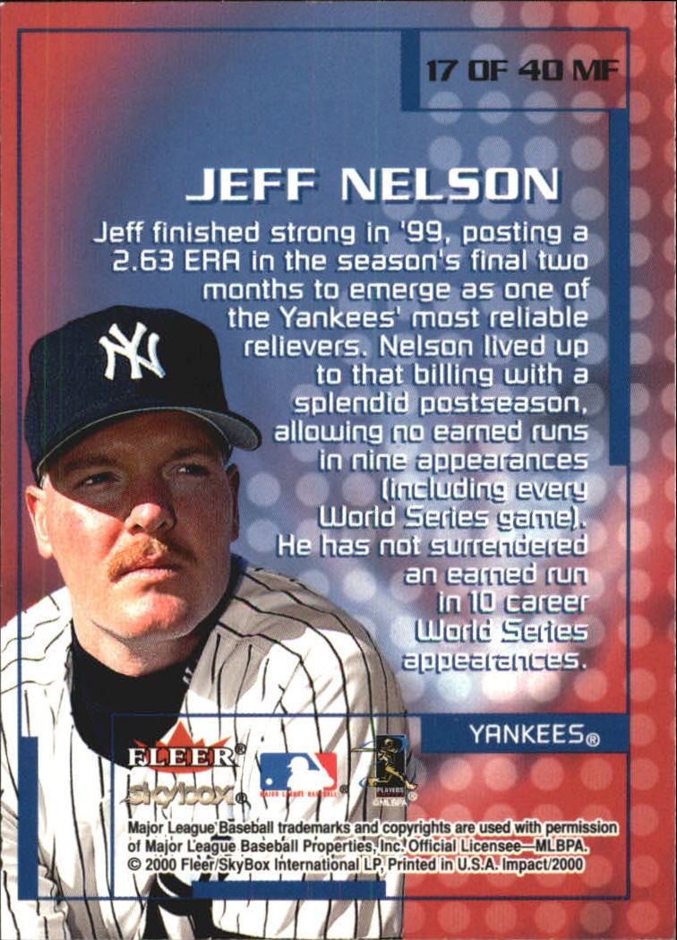 2000 Impact (Skybox) Baseball "Insert" Cards - Picture 33 of 89