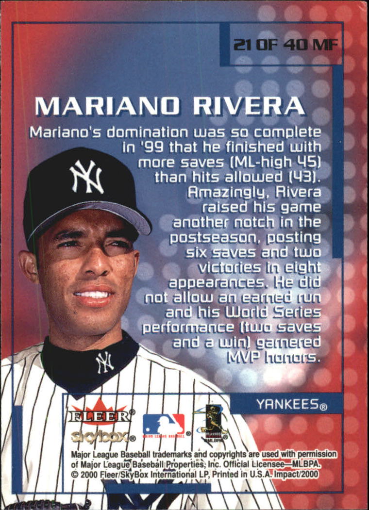 2000 Impact (Skybox) Baseball "Insert" Cards - Picture 41 of 89