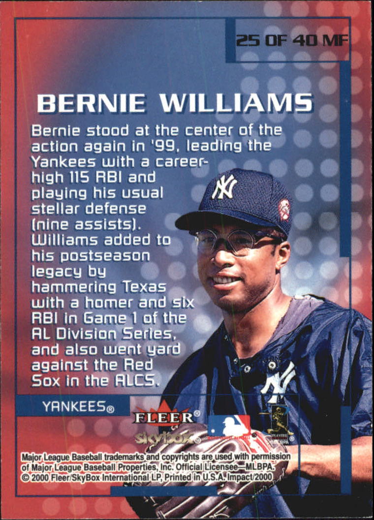 2000 Impact (Skybox) Baseball "Insert" Cards - Picture 47 of 89