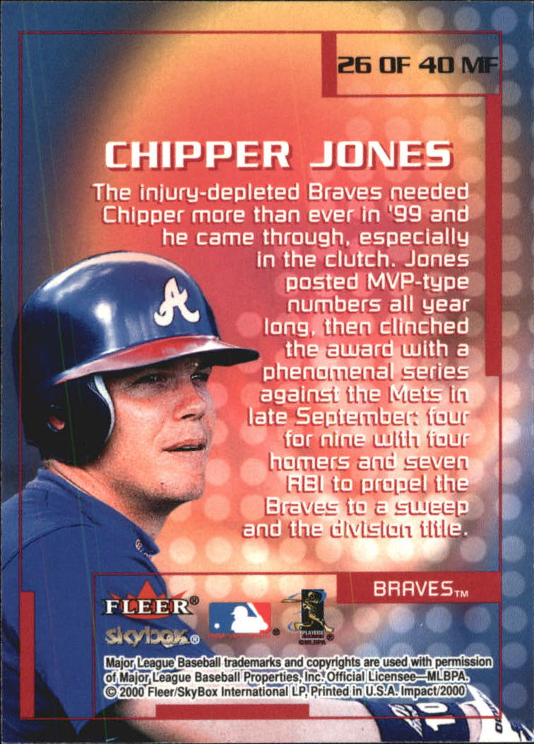 2000 Impact (Skybox) Baseball "Insert" Cards - Picture 49 of 89