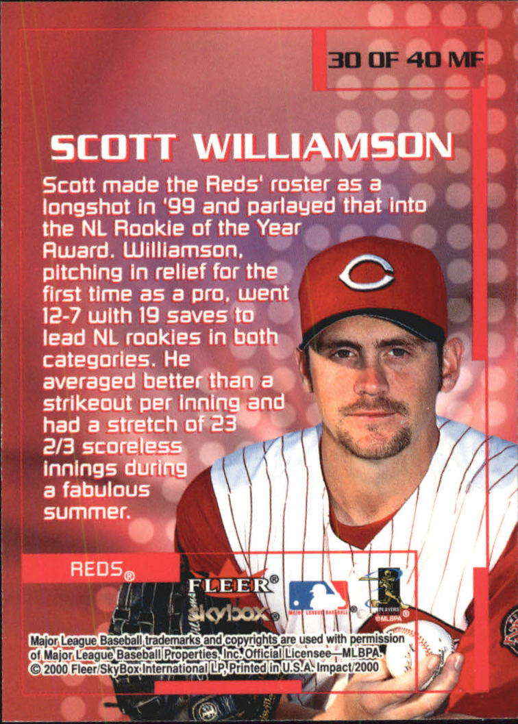 2000 Impact (Skybox) Baseball "Insert" Cards - Picture 57 of 89