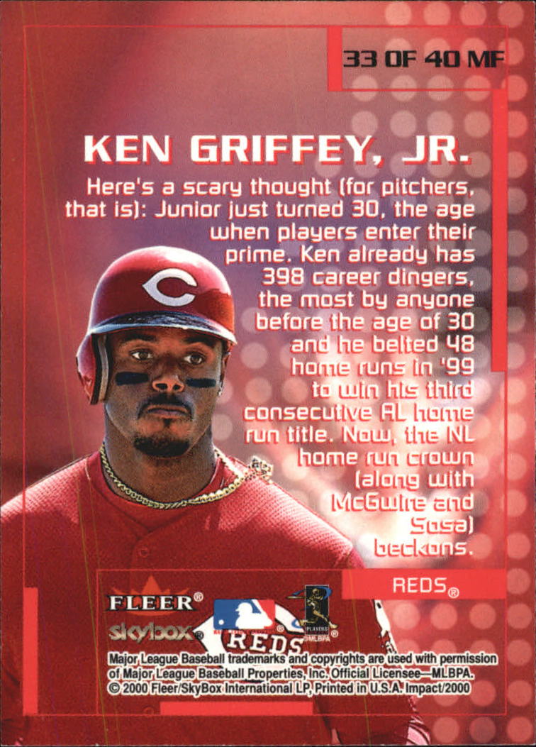 2000 Impact (Skybox) Baseball "Insert" Cards - Picture 63 of 89