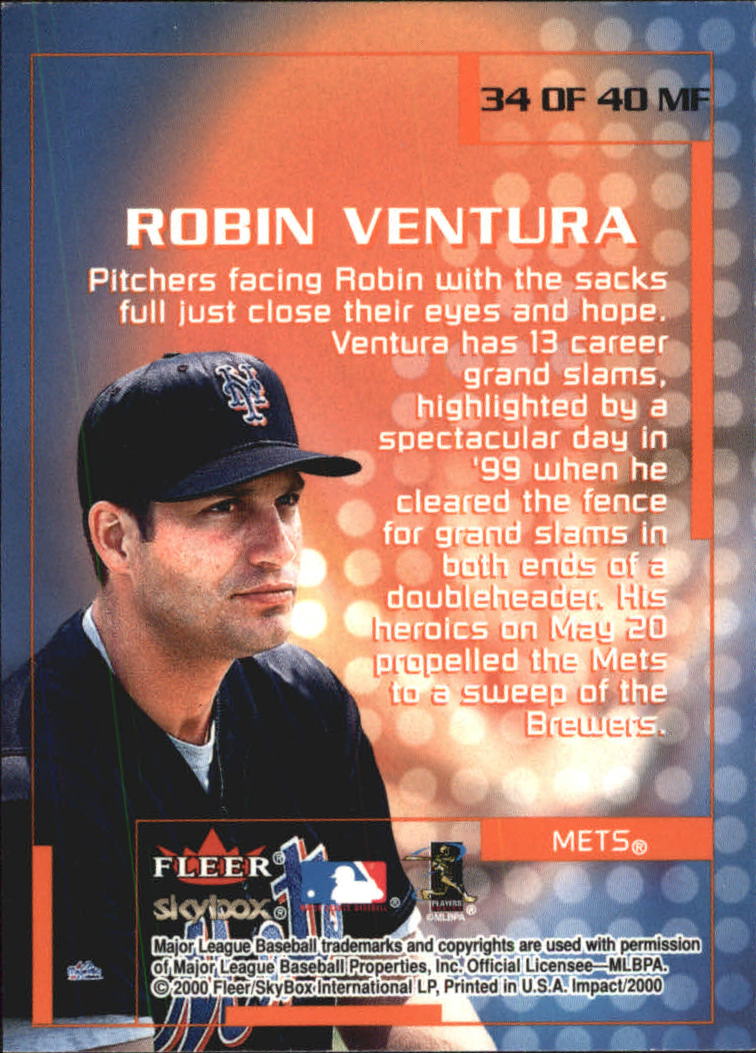 2000 Impact (Skybox) Baseball "Insert" Cards - Picture 65 of 89