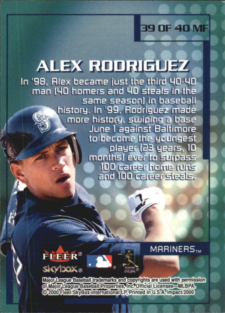2000 Impact (Skybox) Baseball "Insert" Cards - Picture 75 of 89