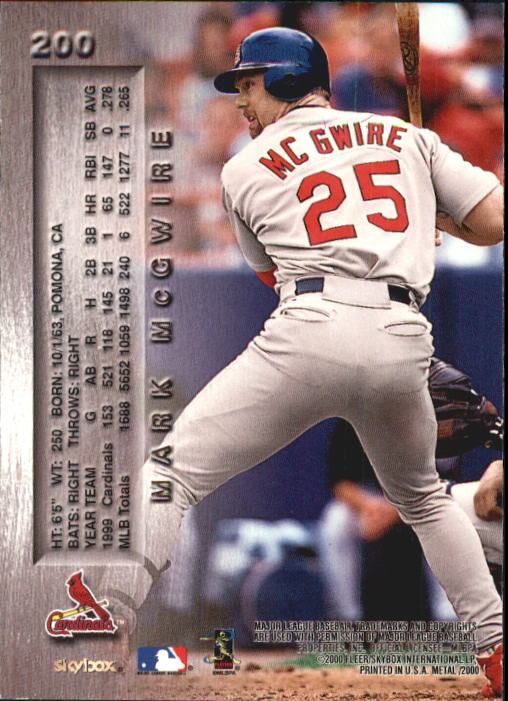 2000 Fleer Metal Baseball Card #1-250 - Choose Your Card - Picture 353 of 369