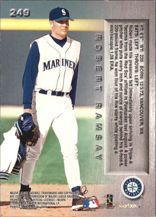 2000 Metal Baseball "Main Set and Promotional" Cards