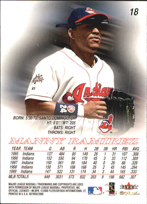 2000 Skybox Baseball "Main Set" Cards #1 to #200 Veterans - Picture 37 of 401