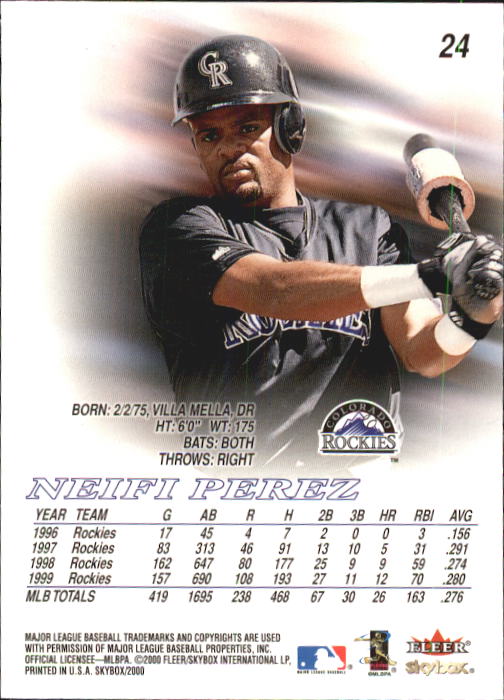2000 Skybox Baseball "Main Set" Cards #1 to #200 Veterans - Picture 49 of 401