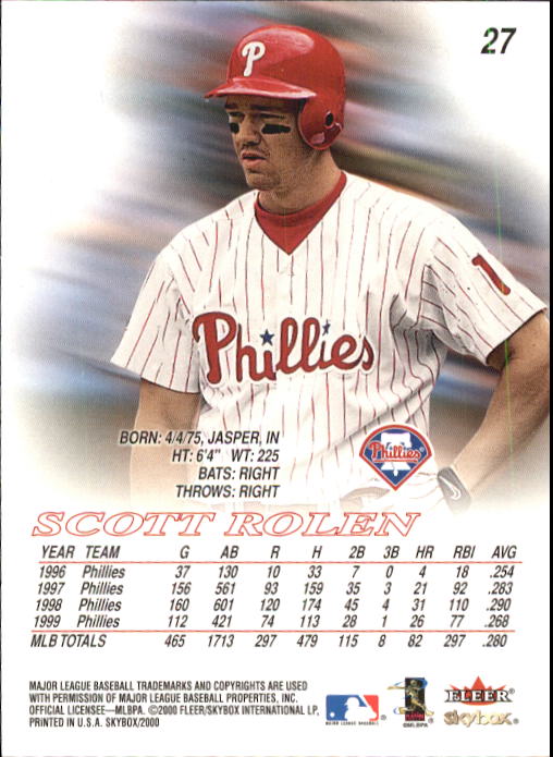 2000 Skybox Baseball "Main Set" Cards #1 to #200 Veterans - Picture 55 of 401