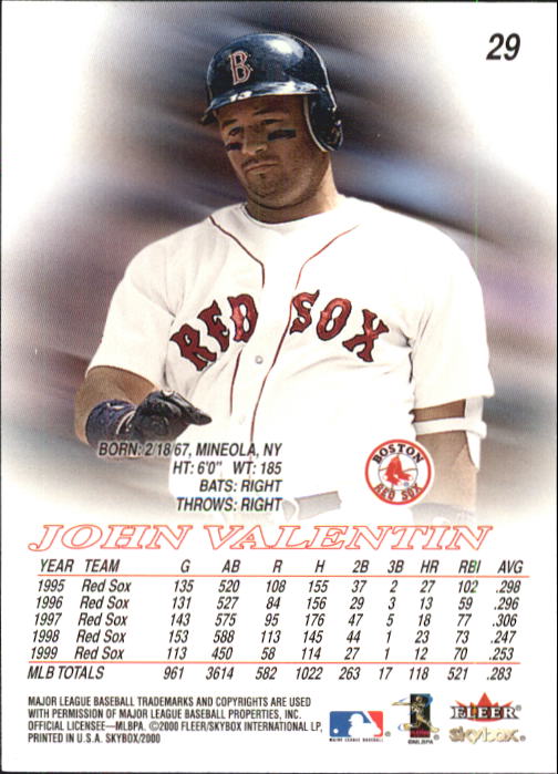 2000 Skybox Baseball "Main Set" Cards #1 to #200 Veterans - Picture 59 of 401