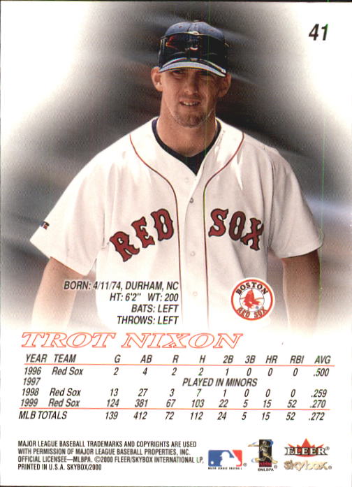 2000 Skybox Baseball "Main Set" Cards #1 to #200 Veterans - Picture 83 of 401