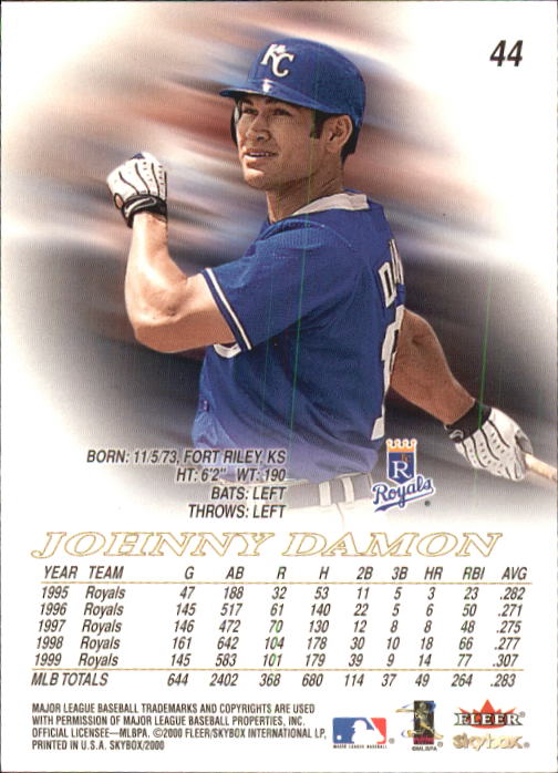 2000 Skybox Baseball "Main Set" Cards #1 to #200 Veterans - Picture 89 of 401