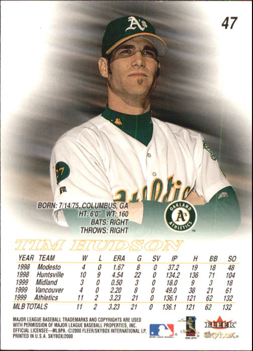 2000 Skybox Baseball "Main Set" Cards #1 to #200 Veterans - Picture 95 of 401
