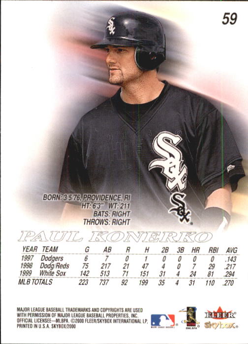 2000 Skybox Baseball "Main Set" Cards #1 to #200 Veterans - Picture 119 of 401