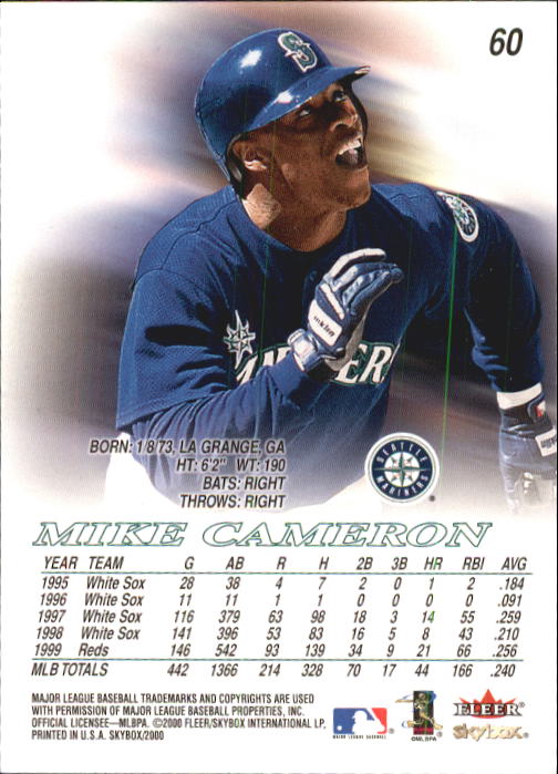 2000 Skybox Baseball "Main Set" Cards #1 to #200 Veterans - Picture 121 of 401