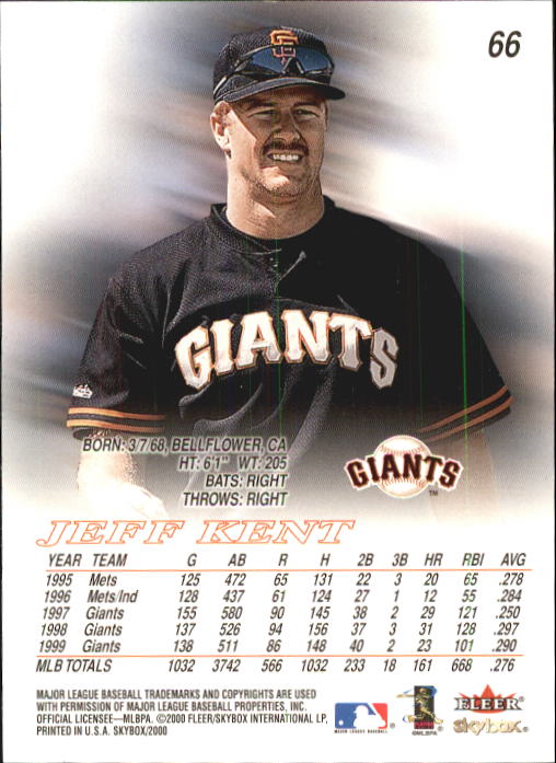 2000 Skybox Baseball "Main Set" Cards #1 to #200 Veterans - Picture 133 of 401