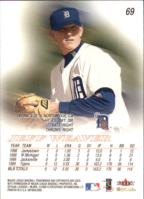 2000 Skybox Baseball "Main Set" Cards #1 to #200 Veterans - Picture 139 of 401