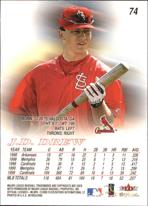 2000 Skybox Baseball "Main Set" Cards #1 to #200 Veterans - Picture 149 of 401