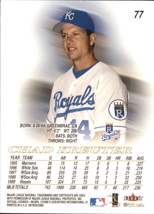 2000 Skybox Baseball "Main Set" Cards #1 to #200 Veterans - Picture 155 of 401