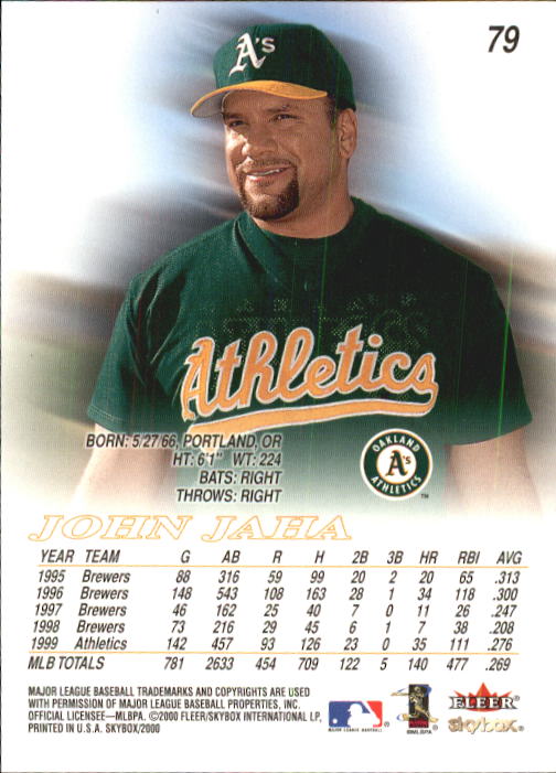 2000 Skybox Baseball "Main Set" Cards #1 to #200 Veterans - Picture 159 of 401