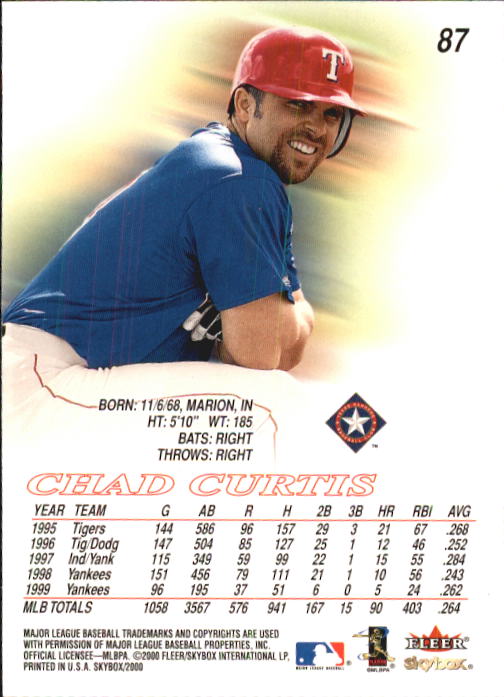 2000 Skybox Baseball "Main Set" Cards #1 to #200 Veterans - Picture 175 of 401