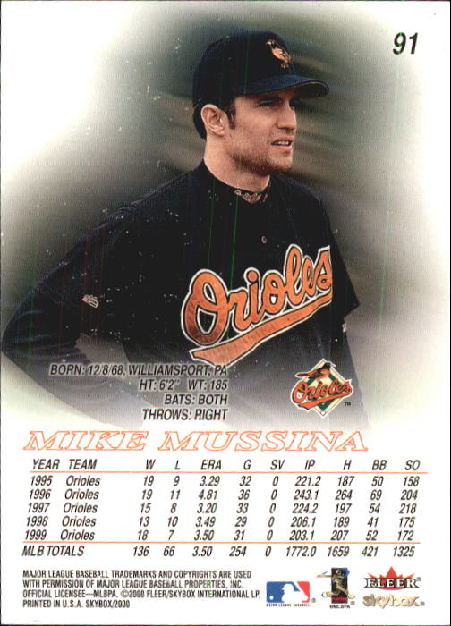 2000 Skybox Baseball "Main Set" Cards #1 to #200 Veterans - Picture 183 of 401