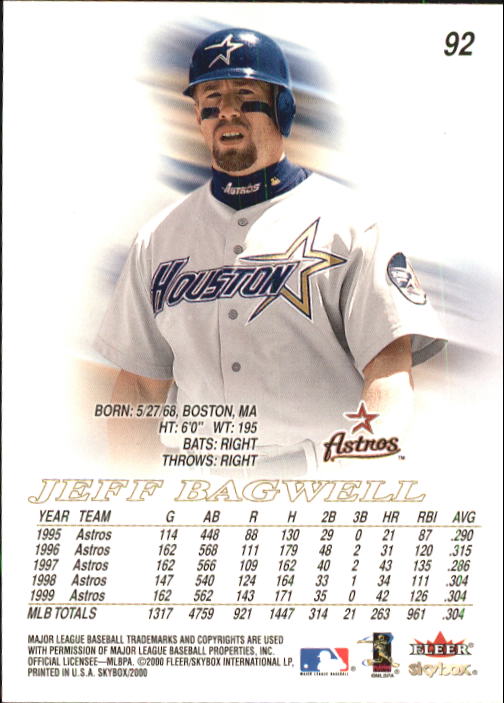 2000 Skybox Baseball "Main Set" Cards #1 to #200 Veterans - Picture 185 of 401