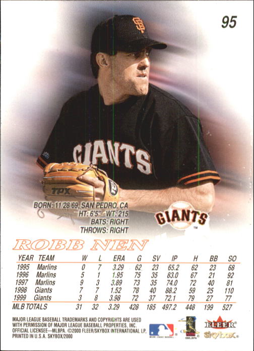 2000 Skybox Baseball "Main Set" Cards #1 to #200 Veterans - Picture 191 of 401