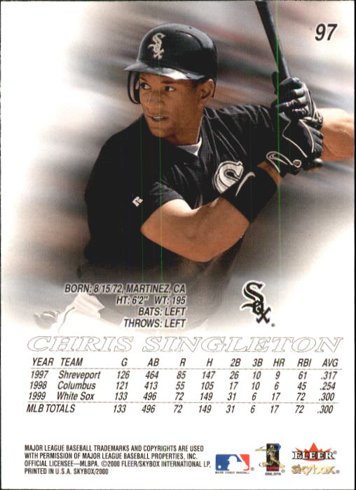 2000 Skybox Baseball "Main Set" Cards #1 to #200 Veterans - Picture 195 of 401