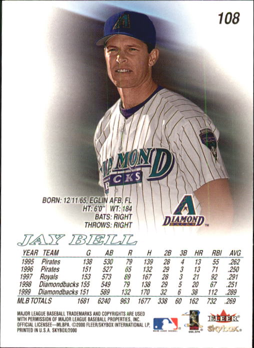 2000 Skybox Baseball "Main Set" Cards #1 to #200 Veterans - Picture 217 of 401