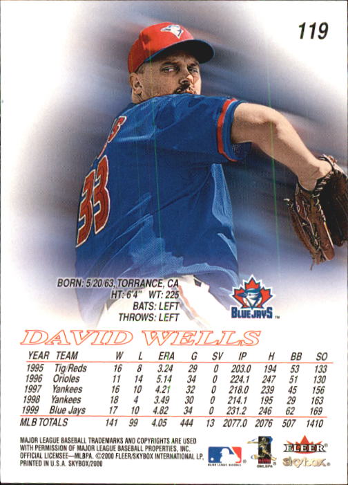 2000 Skybox Baseball "Main Set" Cards #1 to #200 Veterans - Picture 239 of 401