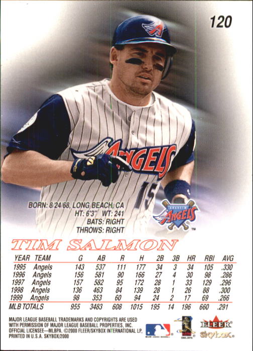 2000 Skybox Baseball "Main Set" Cards #1 to #200 Veterans - Picture 241 of 401