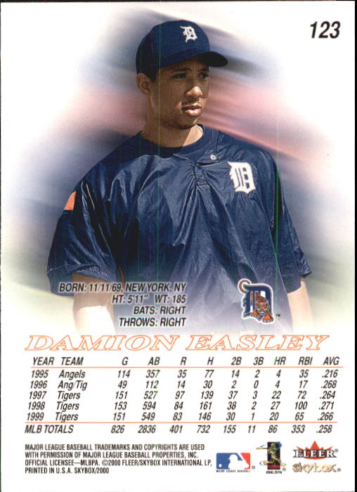 2000 Skybox Baseball "Main Set" Cards #1 to #200 Veterans - Picture 247 of 401