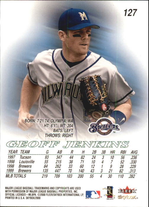 2000 Skybox Baseball "Main Set" Cards #1 to #200 Veterans - Picture 255 of 401