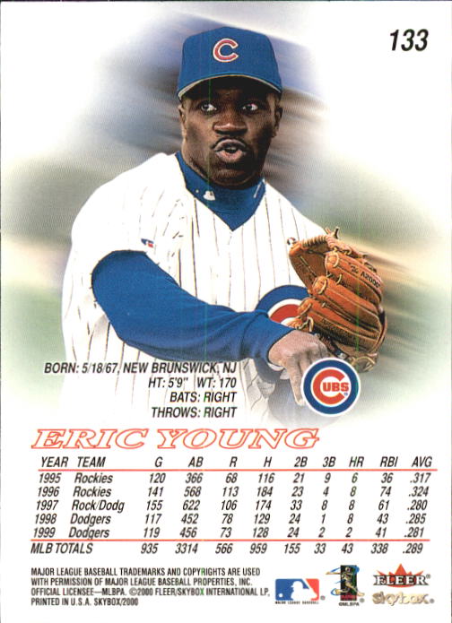 2000 Skybox Baseball "Main Set" Cards #1 to #200 Veterans - Picture 267 of 401