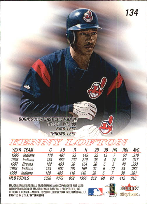 2000 Skybox Baseball "Main Set" Cards #1 to #200 Veterans - Picture 269 of 401