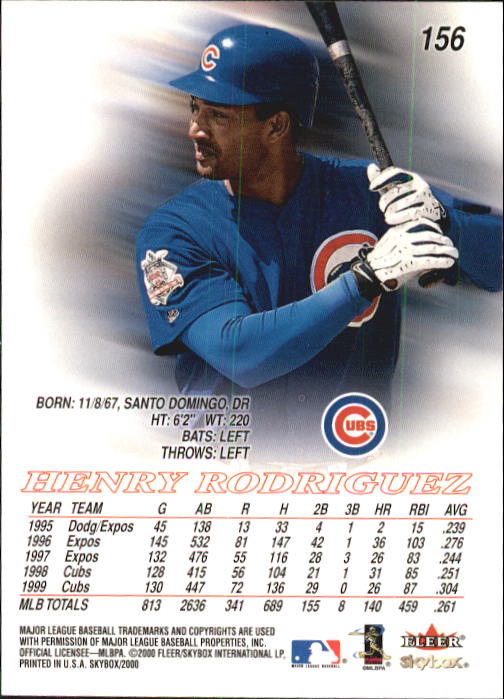 2000 Skybox Baseball "Main Set" Cards #1 to #200 Veterans - Picture 313 of 401
