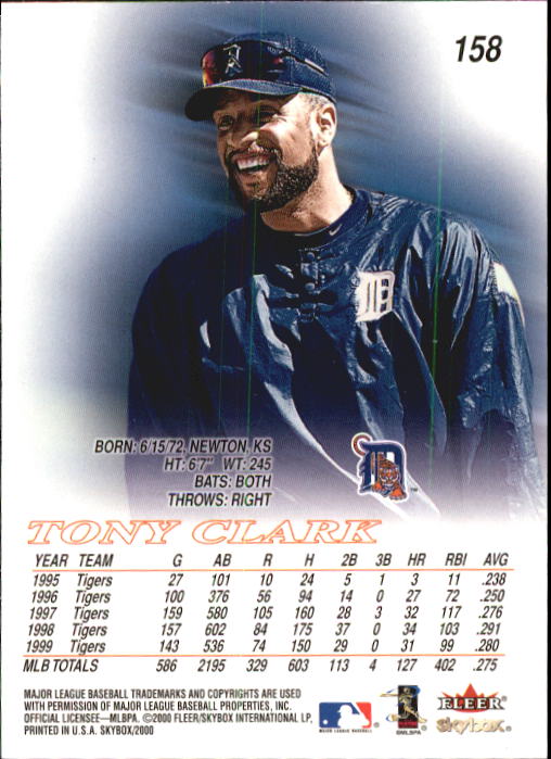 2000 Skybox Baseball "Main Set" Cards #1 to #200 Veterans - Picture 317 of 401