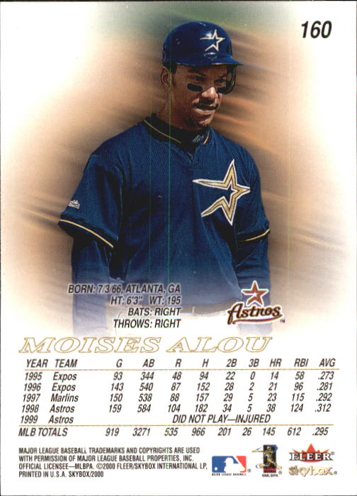 2000 Skybox Baseball "Main Set" Cards #1 to #200 Veterans - Picture 321 of 401