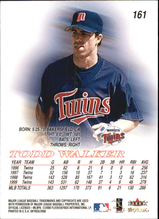 2000 Skybox Baseball "Main Set" Cards #1 to #200 Veterans - Picture 323 of 401