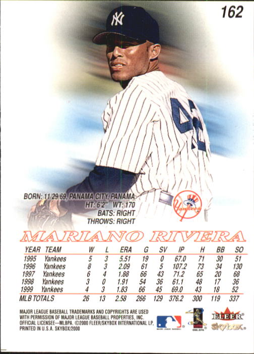 2000 Skybox Baseball "Main Set" Cards #1 to #200 Veterans - Picture 325 of 401