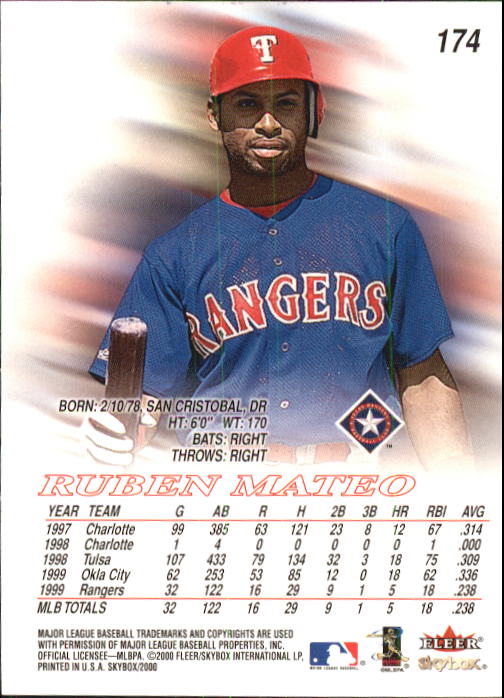 2000 Skybox Baseball "Main Set" Cards #1 to #200 Veterans - Picture 349 of 401