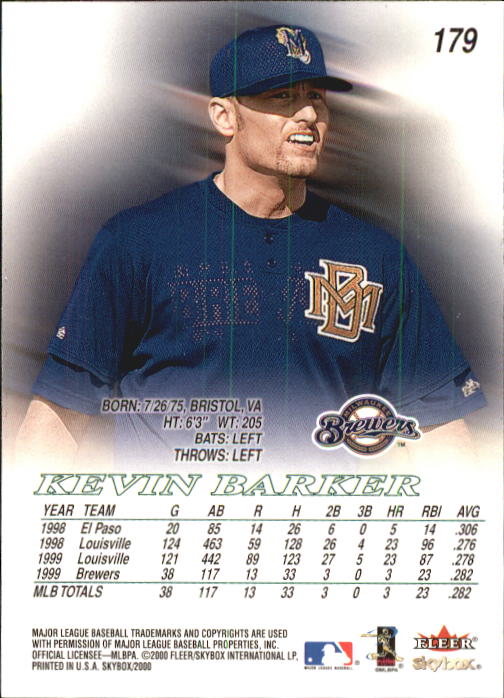 2000 Skybox Baseball "Main Set" Cards #1 to #200 Veterans - Picture 359 of 401