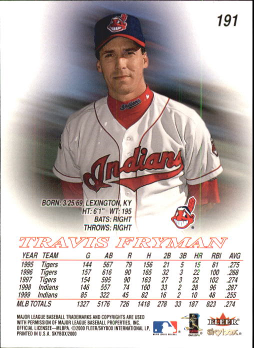 2000 Skybox Baseball "Main Set" Cards #1 to #200 Veterans - Picture 383 of 401