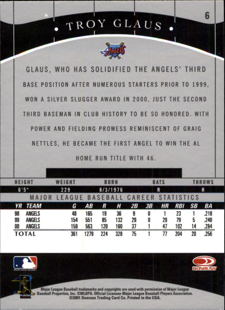 2001 Donruss Classics Baseball "Main Set" Cards - Picture 13 of 203