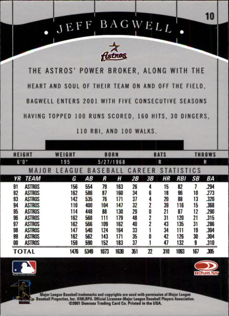 2001 Donruss Classics Baseball "Main Set" Cards - Picture 19 of 203