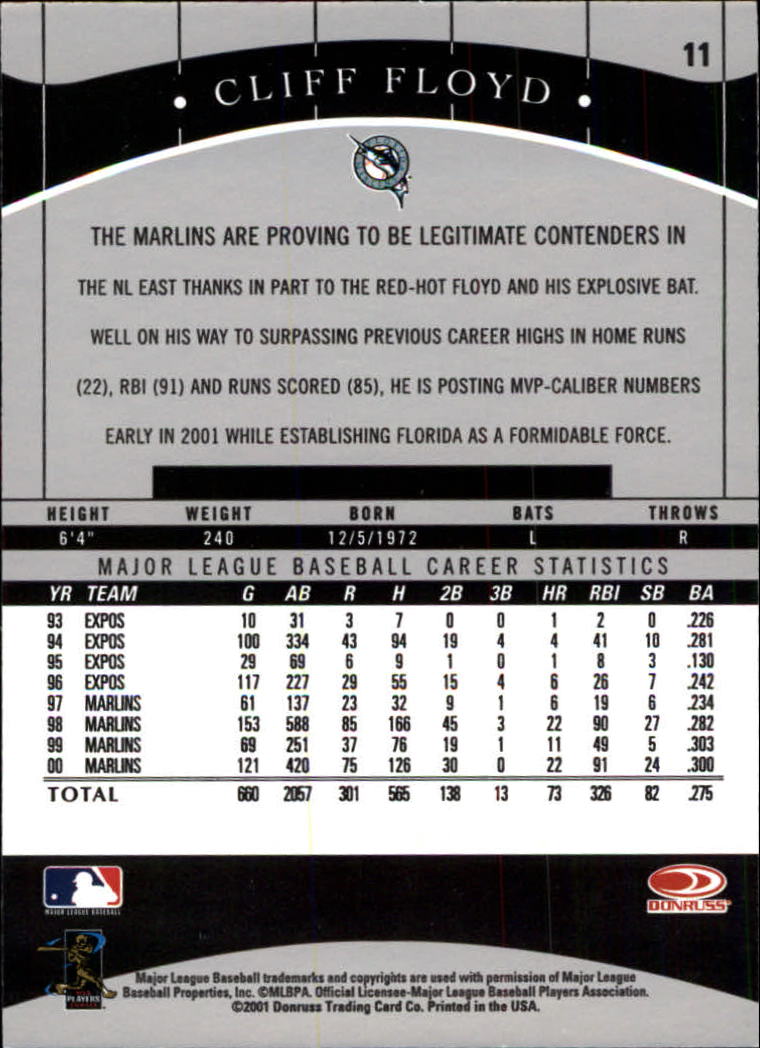 2001 Donruss Classics Baseball "Main Set" Cards - Picture 21 of 203